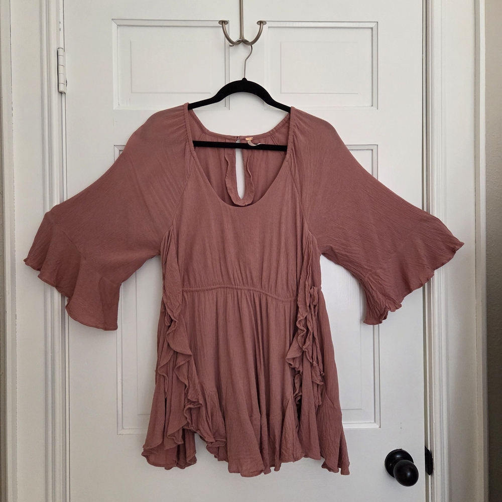 Free People Ruffle Top - Picture 3 of 6